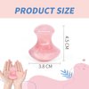 Mushroom Gua Sha Natural Rose Quartz Aventurine Gua Sha Mushroom Face Massager Stone for Eye Neck Beauty Spa Relaxing Massage Stone Facial Massage Spa Relaxing Meditation Guasha Scraping Massage Tool