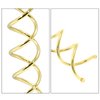 Coufce 20 PCS Gold Spiral Hair Pins Hair Spin Clips Twist Screw Hair Pins Women Bun Hair Style DIY Easy Fast Bun Maker Updo Hair Accessories (Non-scratched Rounded Tips)