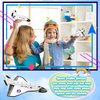 40 Pack Space Shuttle Gliders Plane Flying Toys Foam Space Airplane Glider Outer Space Party Favors Birthday Party for Kids