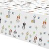 Xigejob Puppy Dog Birthday Party Tablecloth Supplies - Disposable Dog Theme Table Cover Decorations, Puppy Dog Theme Birthday Baby Shower Table Cloth Decorations - 4 Pack (54in x 108in)