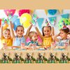 3pcs Dinosaur Plastic Party Table Dinosaur Happy Birthday Table Cover, Dinosaur Birthday Decoration Disposable Tablecloth, Rectangular Tablecloth for Parties, Classrooms, Picnics (52 x 87 Inch)