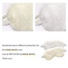 EleCharm 4-Pack New Faux Fur Eye Mask Soft Plush Nap Eyeshade Sleeping Blindfold Satin Back