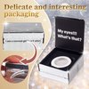 veletine Single Glitter Eyeshadow Pearl Eyeshadow,Glitter Eye Shadow Powder Long Lasting, for Face Body Cheek White Shimmer Eye Shadow (2.5g/0.088oz)