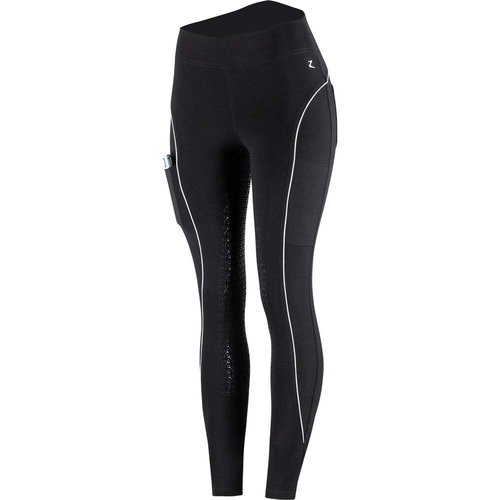 FINN TACK Horze Brea Women's Silicone Full Seat Riding Tights with Phone Pocket (42)