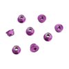 GDOOL 8PCS Flange M4 Lock Nuts Serrated Nylon Self-Tightening Aluminum M4 Wheel Hardware for Axial HPI TLR ECX Model RC Car Vehicles Upgraded Replacement Parts (Purple)