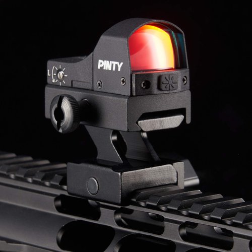 Pinty Riser Rail Mount 2 Pack 3 Slot Slanted Riser Scope Mount for 20mm Base Picatinny Weaver Dovetail Rail Slanted Riser Mount for Rifle Pistol Airsoft Flashlights Laser Sights and More, Set of 2