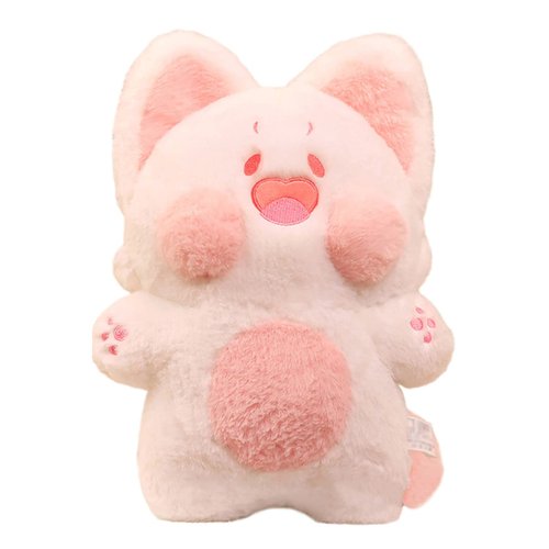 Alwoligag Cat Plush kawaii Toy,Cat Stuffed Animals,Pillow Cat Soft Pillow, Cute Cat Plushies Gift for Girlfriend and Kids(16 inch)