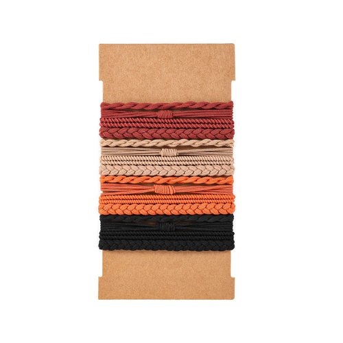 16pcs Hair Tie Bracelets for Women Men, Stylish Boho Hair Ties Bracelets Hair Elastics No Damage ...
