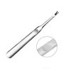 1 PCS Professional Silver Stainless Steel Finger Cuticle Cleaner Fork Pusher Nail Art Tools Manicure Pedicure Tools Dead Skin Remover Callus Removal Tools for Unisex Adult