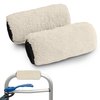 Top Glides PlushGrips Fleece Walker Grip Covers - Beige - 1 Pair