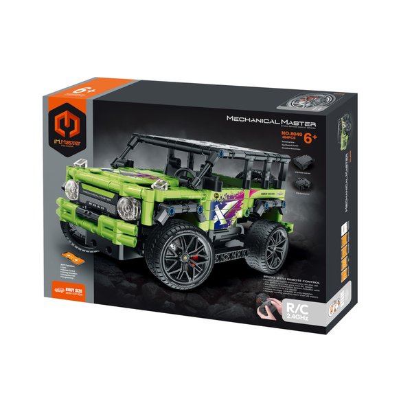 Dakott STEM Car Toy Building Toy Gift for Age 6+, APP Programming Remote Control 2in1 Off-Roader Building Block Take Apart Toy, 484 Pcs DIY Building Kit, Learning Engineering Construction R/C Toys