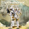 DAHONPA White Tiger Transforming Mech Building Blocks Set, Warrior Model Kit 670+ pcs Collectible Mythical Gifts for Adults and Kid