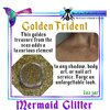 Mermaid Glitter Cosmetics Golden Trident ~ Make-Up & Body Glitter 1oz jar