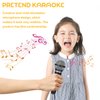STOBOK Toy Microphone, 16.5x5cm Simulated Microphone Pretend Microphone Toy Kids Plastic Microphone Microphone Prop Fake Microphone Prop for Party Favors, Cosplay Prop, Show