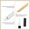 FRCOLOR 4 Pack 3ml Empty Nail Oil Pen with Brush, Twist Pen for Cuticle Oil Applicator, Cosmetic Lip Gloss Container, Travel Liquid Container