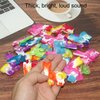 30 Packs Rainbow Bulk Cute Llamas Alpaca Mini Pop Fidget Keychain Bubble Gift for Adult Boy Girl Kids Party Favors , Durable Stress Relief Students Classroom Prize Supplies