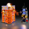 Mililier LED Light Kit for Lego 76422 Diagon Alley: Weasleys' Wizard Wheezes Set, Compatible with Lego 76422 Building Blocks Model(Not Include Blocks Set)