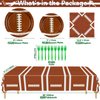 Hegbolke 81Pcs Football Party Decorations - Including Birthday Plates and Napkins, Tablecloth, Forks for Football Kids Fans Game Day Football Themed Birthday Party Supplies, Serve 20