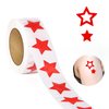 Roll of 500 Pieces Tanning Stickers, 1 inch Star Tanning Stickers Cute Body Stickers for Tanning Self Adhesive Tanning Bed Stickers Sunbathing Stickers