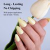Imtiti Pastel Gel Nail Polish, 1 Pcs 0.5 Fl Oz Creme Light Yellow Gel Polish Soak Off LED UV Nail Gel Polish Neutral Spring Summer Easter Gel Nail Polish DIY Nail Art Starter Manicure Salon Gel Nail