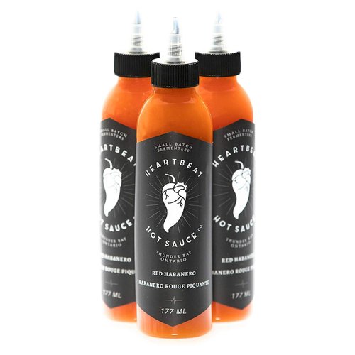 Heartbeat Hot Sauce-habanero (3 bottles)