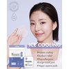 DERMAL Ice Cooling Toner Pad - Korean Soothing & Hydrating Toner Pads with Aloe Vera - After Suncare, Sunburn Relief, Redness Relief - Vegan Square Pads - Travel Kit 12 Pads, 3 Pack (Total 36 Pads)