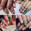 10 Sheets Christmas Cute Nail Stickers for Nail Art, Xmas Tree Snowflake Cute Cartoon Nail Decals Design Decoration 3D Self-Adhesive Christmas Nail Art Stickers for Women Winter Nail DIY Supplies