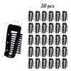 30pcs Chunni Clips with Safety Pins, Snap-comb Hair Clips for Dupatta Turban Scarf Wedding Veil Wig Piece, Clip for Securing the Headscarf