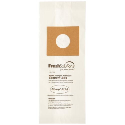 Sharp 70756 Sharp PU2 Micro Filtration Vacuum Bags, 3-Pack