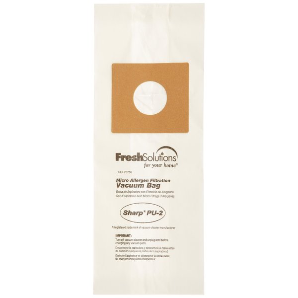Sharp 70756 Sharp PU2 Micro Filtration Vacuum Bags, 3-Pack