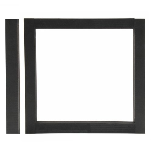 RecPro 14" x 14" Universal RV Roof Air Conditioner Gasket | Closed Cell Foam Seal for AC Install | Adhesive Backing