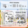 Scosloo Micro Mini Building Blocks Cat Series, Animals Model Toy Party Favors for Kids, Creative Building Blocks, Birthday Gift for Boy Girl Ages 6-12+ (Siamese)