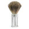 Edwin Jagger Pure Badger Shaving Brush - Chrome Lined handle