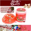3 Pack Christmas Clear Slime Set, Christmas Slime Kids Clear Slime, Stress Reducing Toys, Party Gifts, Gifts for 6 Year Old Girls, Advent Calendar 2024, Slime for 4-6 Year Old Boys