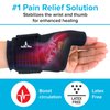 Arctic Flex Wrist Ice Pack Wrap - Gel Compression Support for Arthritis Hand & Thumb - Reusable Hot & Cold Therapy Brace for Pain Relief, Tendonitis, Carpal Tunnel, Tenosynovitis (Fits Left & Right)