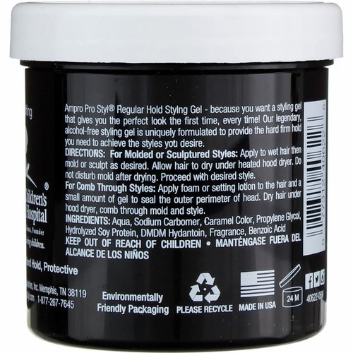 Ampro Styling Gel Extra Hold 6 oz. (3-Pack)