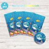 4 Pack Under The Sea Tablecloths Ocean Waves Underwater Table Cover Ocean Animals Table Cloth Ocean Sea Life Tablecloth Ocean Animal Table Cover Summer Beach Pool Birthday Party Supplies 51 x 86 IN