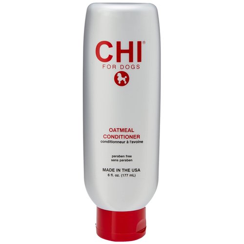 CHI For Dogs Oatmeal Conditioner for Dogs, 6 oz Best Oatmeal Dog Conditioner for Dogs with Dry Skin Sulfate & Paraben Free, pH Balanced for Dogs, Made In the USA