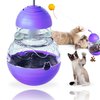 BEGA PET Cat Treat Toy for Indoor Cats - 16.3 '' Cat Interactive & Wand Toy for Bored Adult & Kitten Puzzle Slow Feeder Training Bowl Food Dispenser Track Balls - Christmas & Birthday Gifts (Purple)
