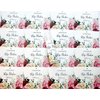 ZZYBIA Homemade Skincare Products Adhesive Labels Stickers for Lip Balm Container Tubes 20pcs (Graceful Floral)