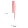 MONIXI Portable antistatic comb mini pocket comb foldable women's small travel foldable fine toothed comb hair styling tool plastic foldable comb for men and women (2#)