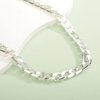 Jumwrit Silver Cuban Link Chain Necklace Trendy Cable Chain Necklace Dainty Lock Pendant Punk Necklace Minimalist Necklace Jewelry for Women Girls(Style 1)