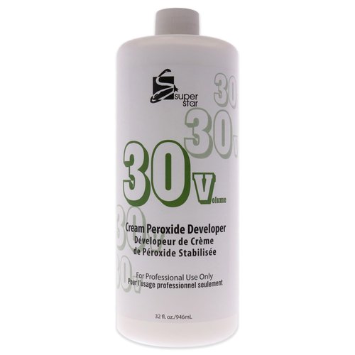Super Star Superstar Stabilized Cream Peroxide Developer 30v Hc, 32 Oz