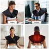 Red Light Therapy Neck Shoulder,Rechargeable Light for Body with Massage and Timer,Wearable 660nm&850nm Red Light Wrap Pads for Body at Home