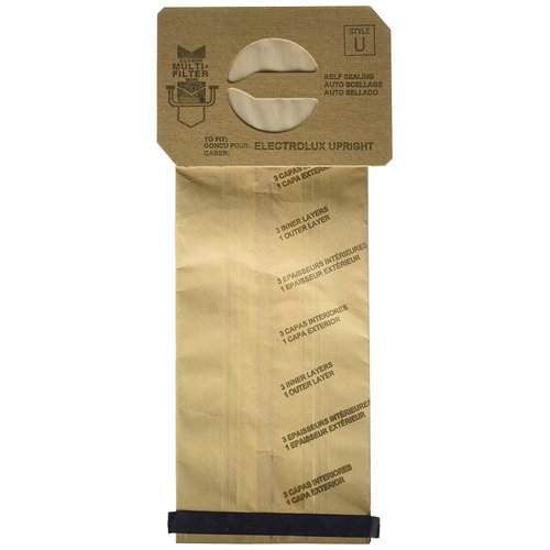 EnviroCare Replacement 4 Layer Filtration Vacuum Cleaner Dust bags made to fit Electrolux Style U Discovery Uprights 12 pack
