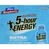 5 HOUR ENERGY EXTRA STRENGTH BLUE RASPBERRY LIQUID ENERGY SHOT PLASTIC BOTTLE 11.58 OZ - 0719410760061