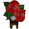 Dia De Los Muertos Mask Golf Ball Marker and Red Rose Hat Clip