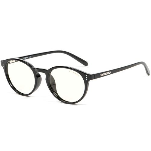 GUNNAR - Premium Gaming and Computer Glasses - Blocks 35% Blue Light - Attaché, Onyx, Clear Tint