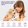 HICC PET Teeth Cleaning Wipes for Dogs & Cats, Remove Bad Breath by Removing Plaque and Tartar Buildup No-Rinse Dog Finger Toothbrush, Disposable Gentle Cleaning & Gum Care Pet Wipes, 100 Counts