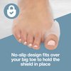 ZenToes Reusable Bunion Relief Protector Guards - Washable Gel Pads for Big Toe, Shield Feet from Friction, Pressure and Pain from Rubbing Shoes - 4 Count